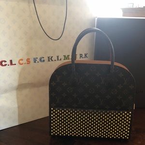 Louis Vuitton x Christian Louboutin collab bag